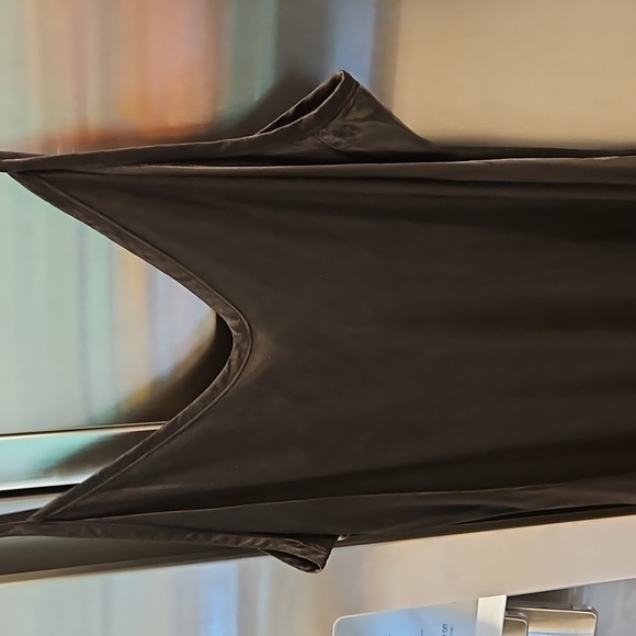 💕ENZA COSTA💕 Bias Slip Dress ~ Black Satin Midi Length Size 3 = Large NWOT - Picture 11 of 16